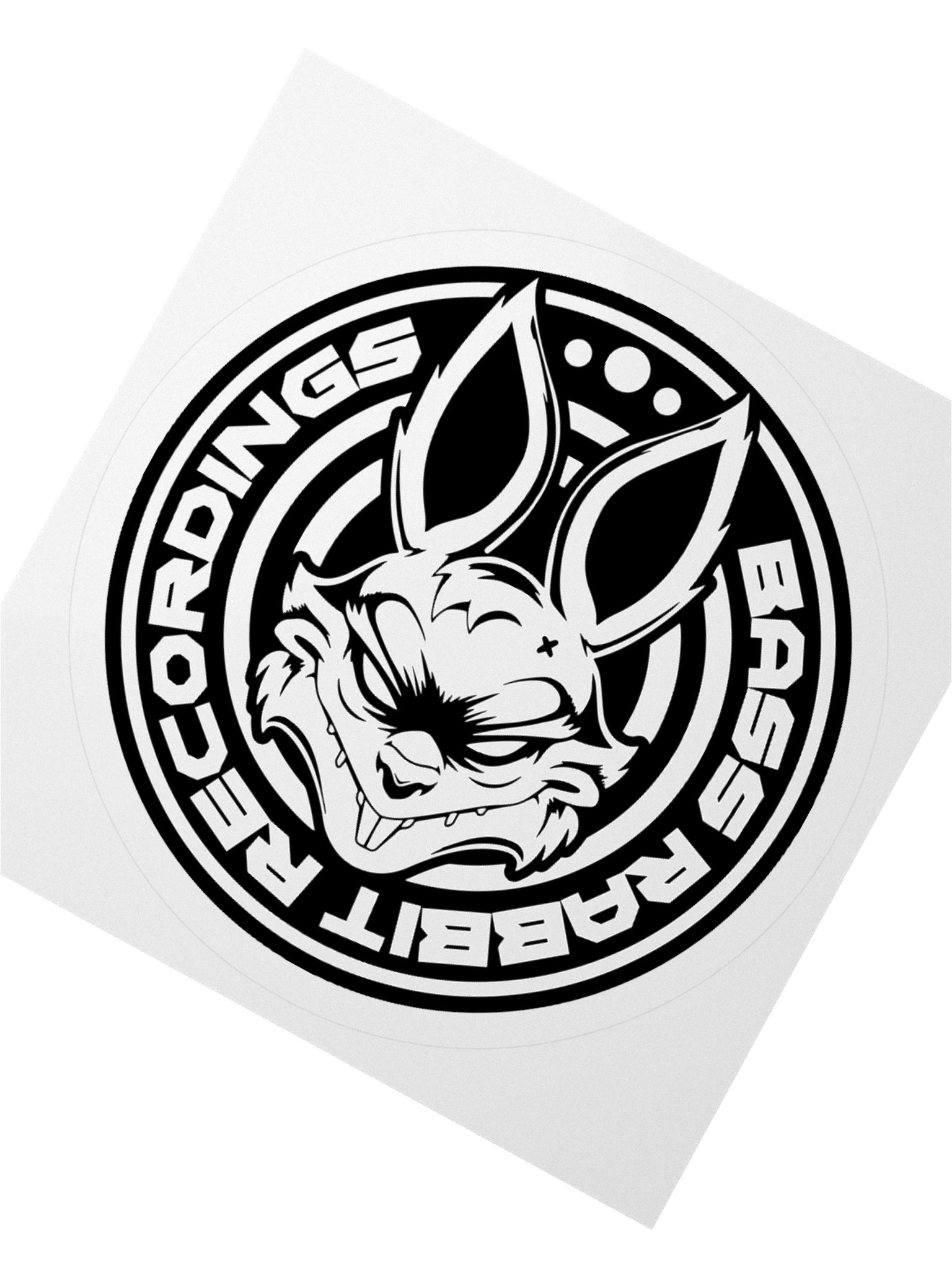 Bass Rabbit Sticker (1) product image (2)