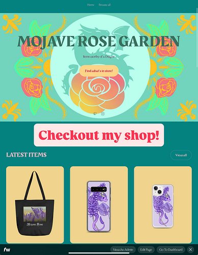 Shop update! Order now and you can get one of my unique floral designs before Christmas! All products are produced by the com...