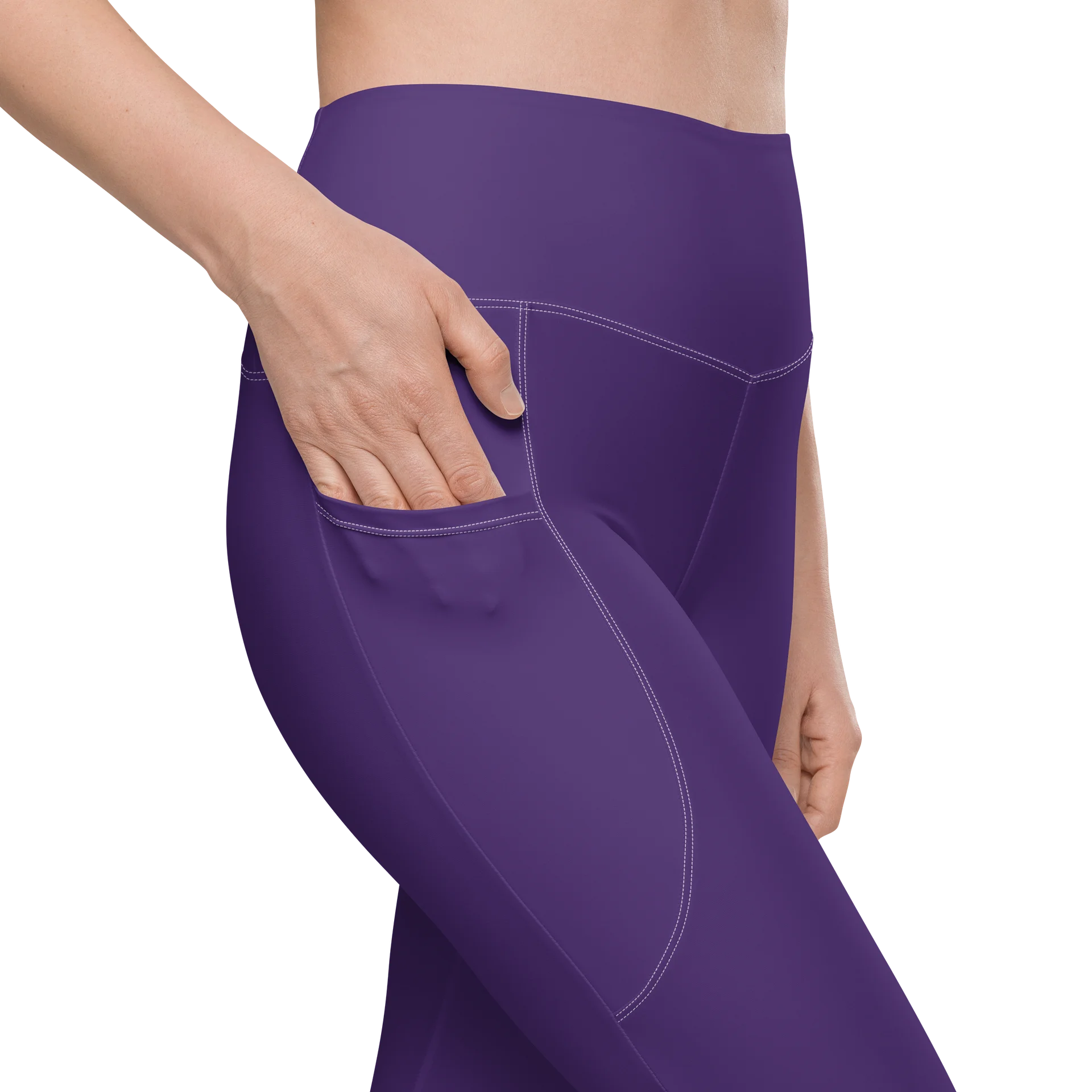 Purple Leggings with Pockets product image (9)