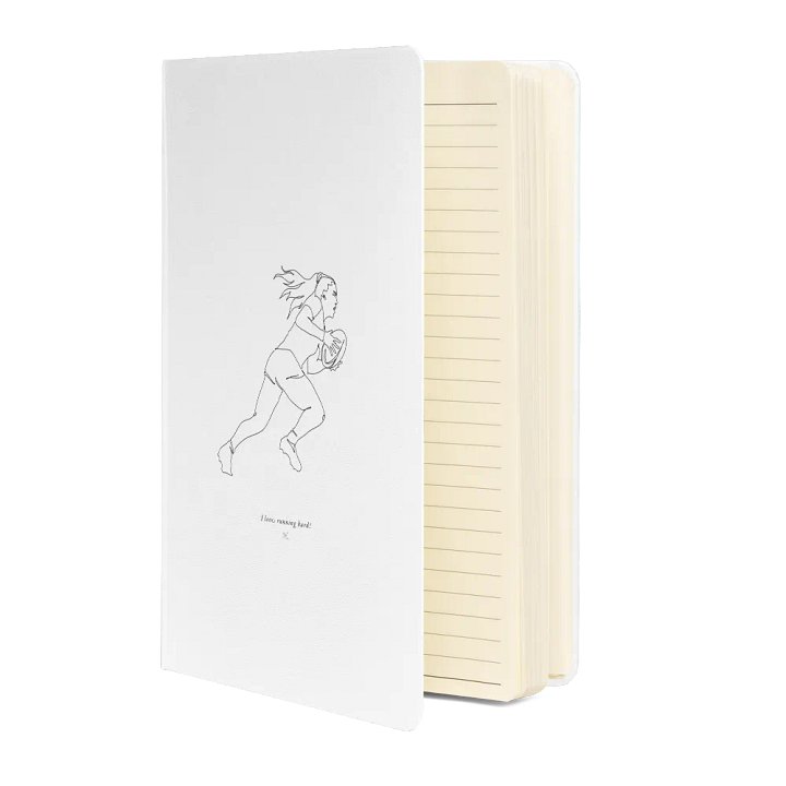 RUNNING HARD <3 Hardcover Journal product image (2)