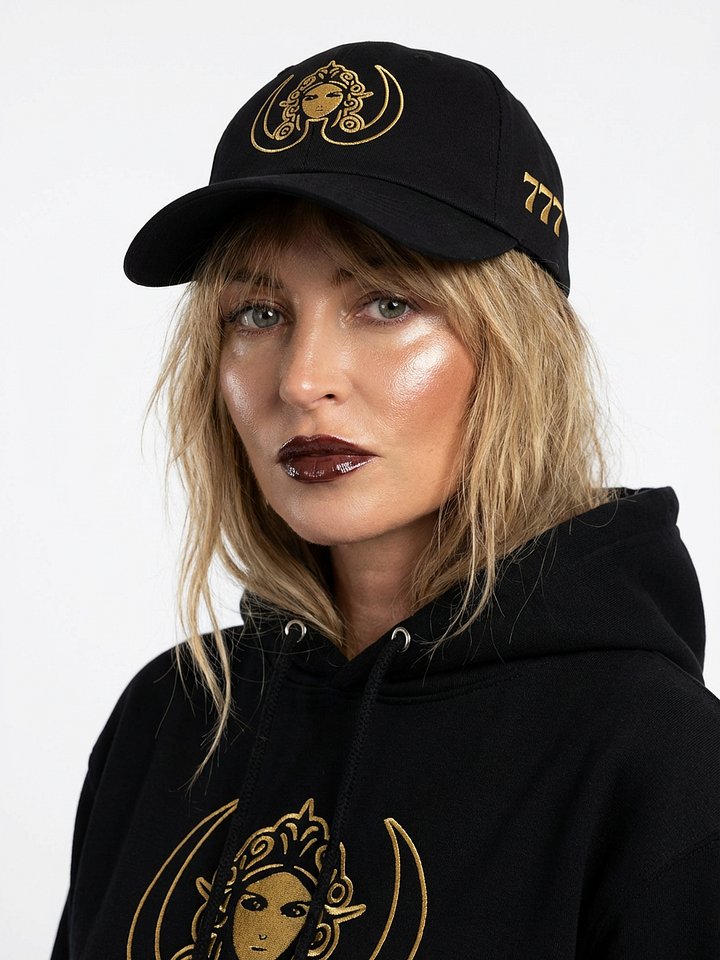 CIRCEMOON Divin Sacré Nombre 777 Cap - black product image (1)