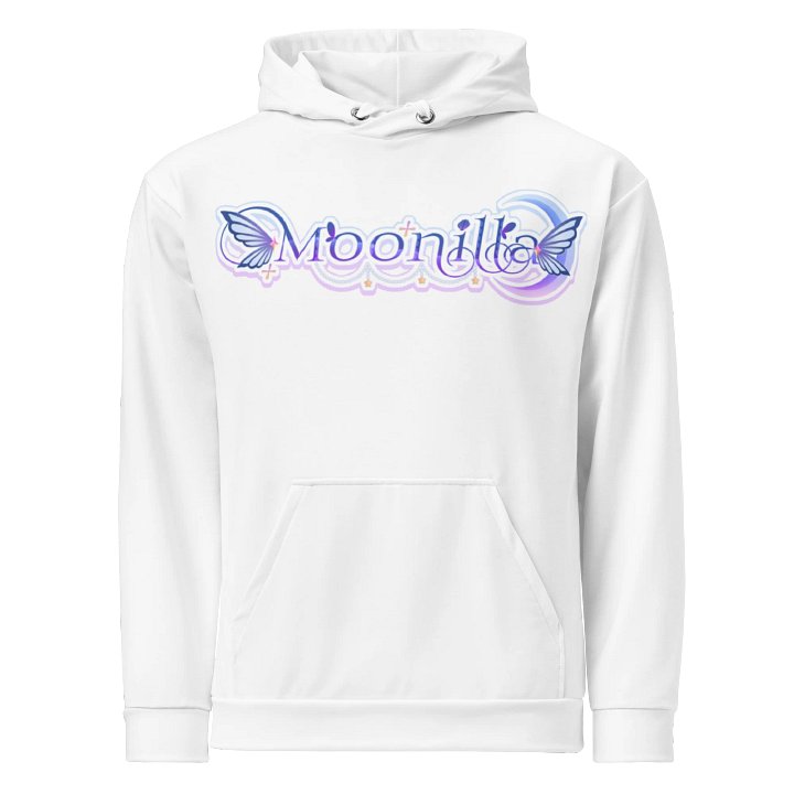 Moonilla Logo All-Over Print Hoodie (Unisex, Recycled) product image (1)