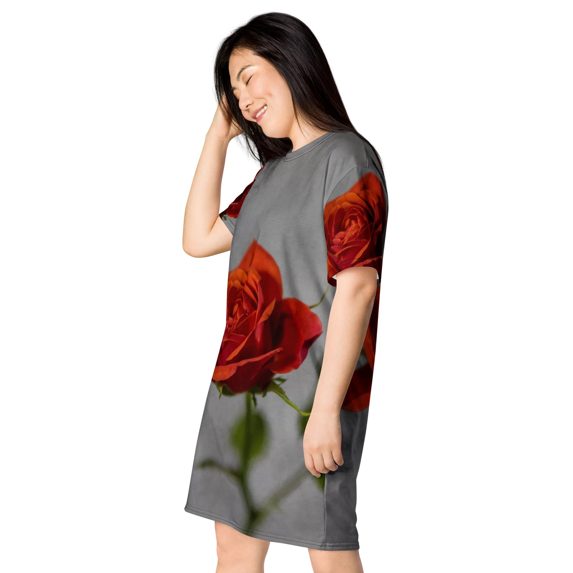'Love Me' All-Over T-Shirt Dress product image (3)