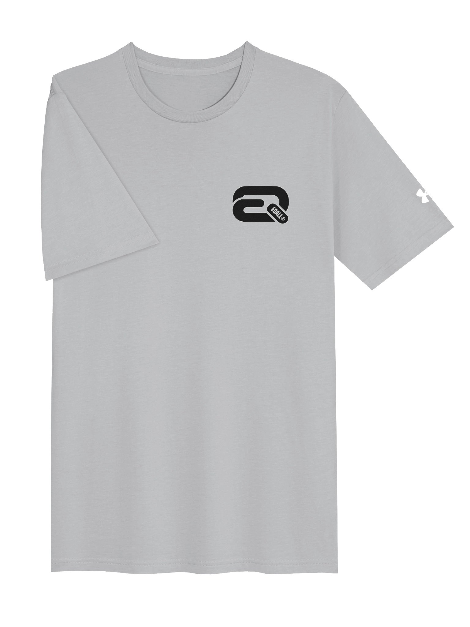 EQALL® ft. Under Armour® Unisex Athletic T-Shirt_R3CVR.i by EQALL® Essentials Pocket Black / White product image (1)