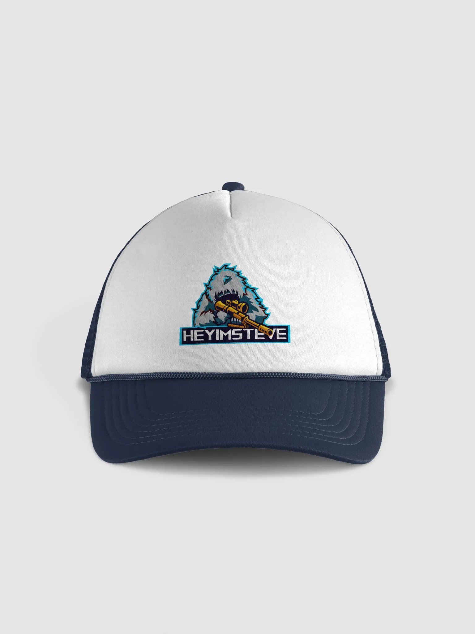 OG Heyimsteve Logo Trucker Hat, Blue product image (1)