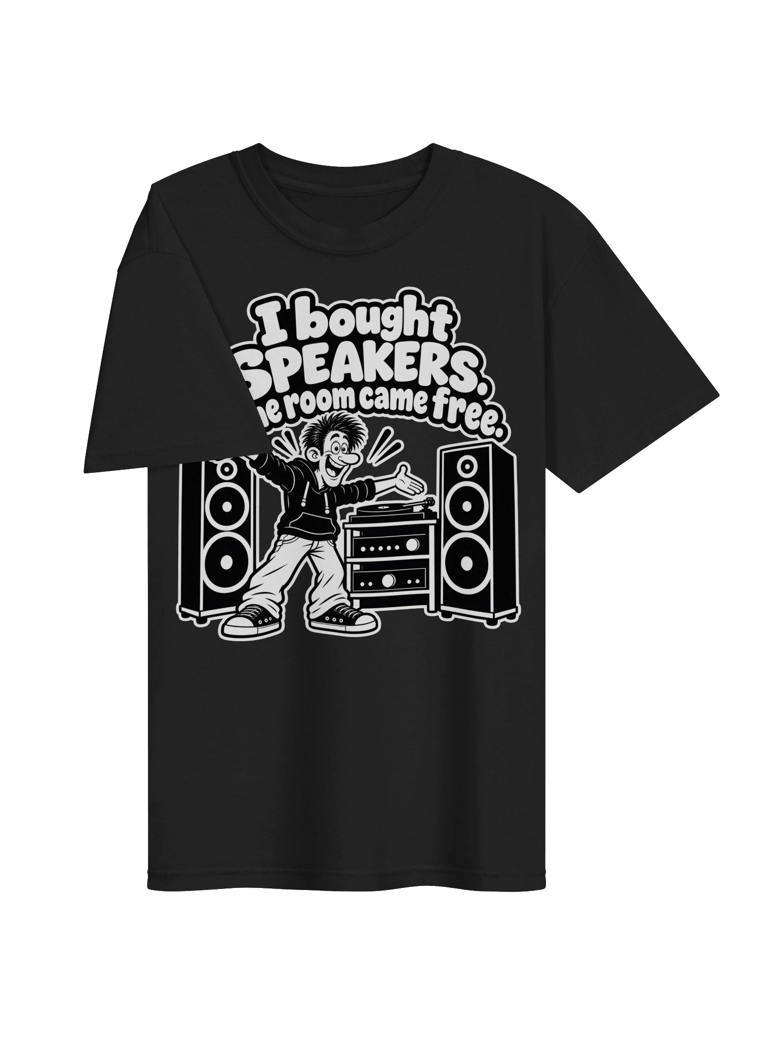 I Bought Speakers The Room Came Free - Dyed Heavy T-Shirt product image (3)