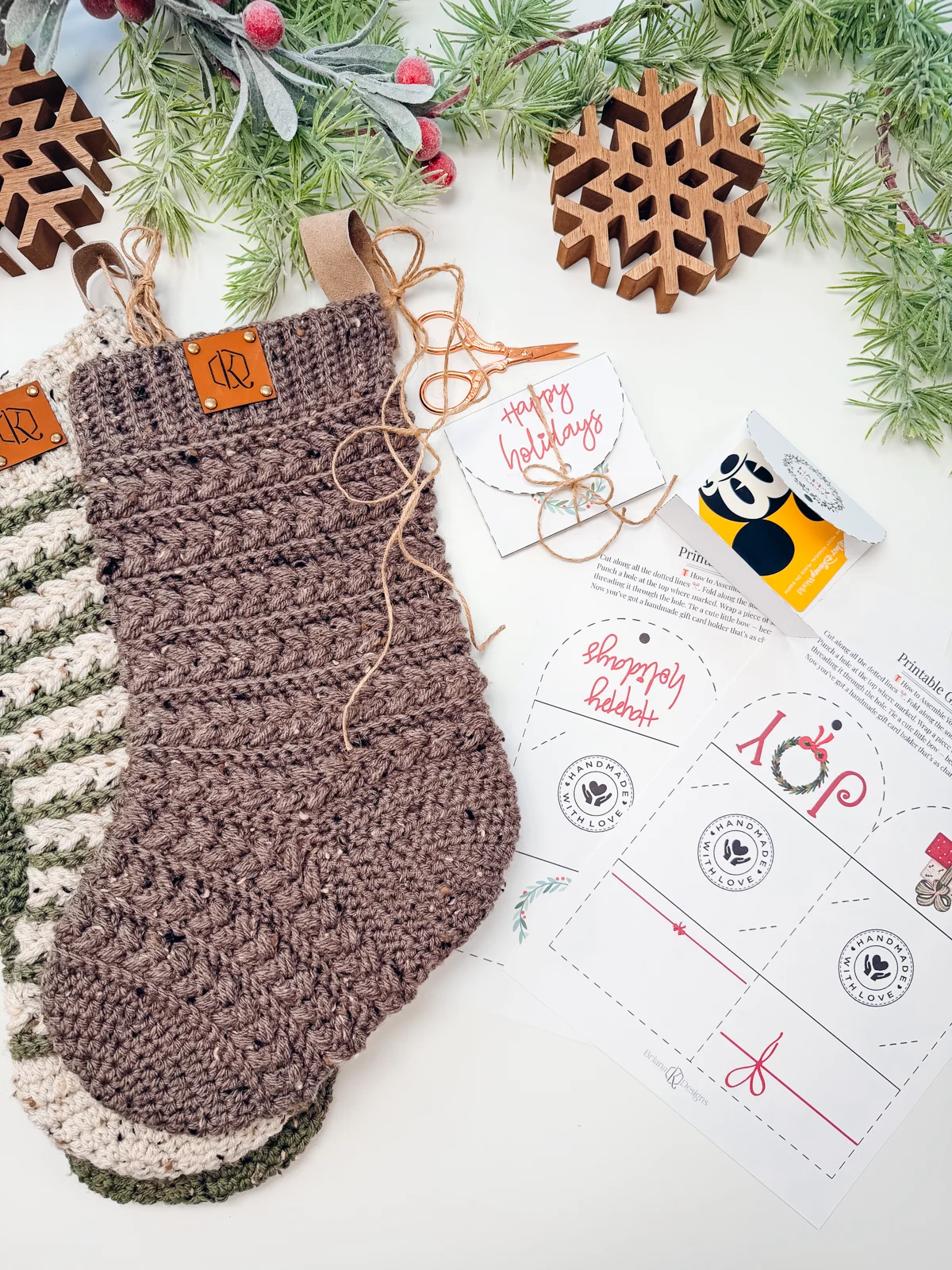 Wheat Stitch™ Stocking Crochet Pattern product image (5)