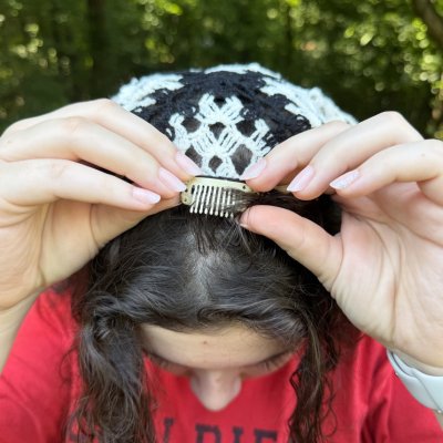 Black & Bloom — Crochet Wrap product image (2)