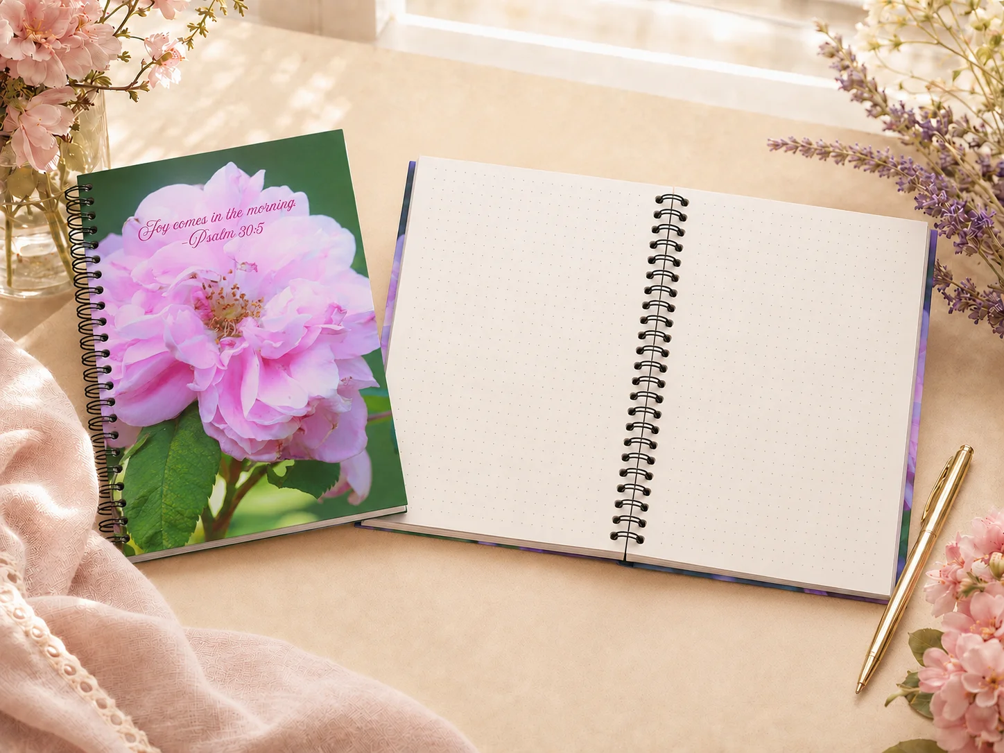 Joy Comes in the Morning - blank journal product image (2)