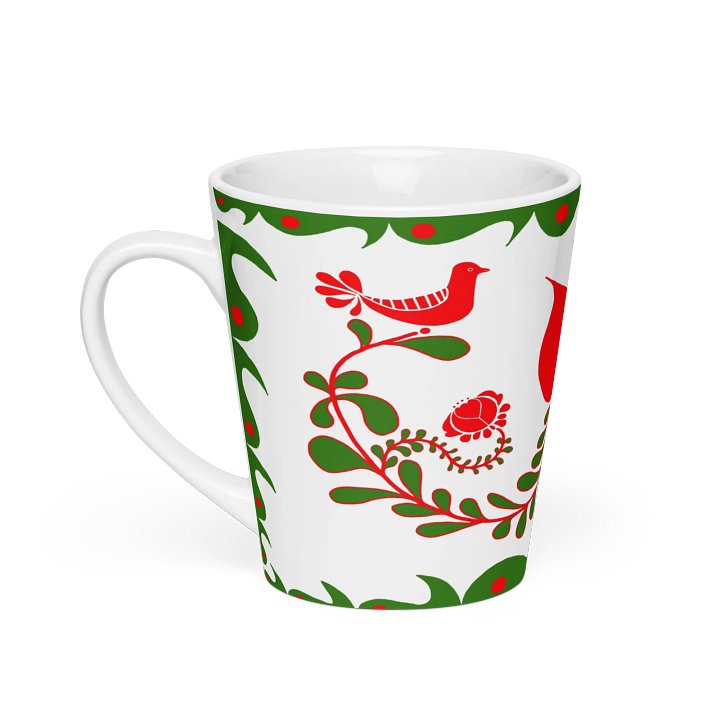 Hungarian Folk Art Harmony Latte Mug product image (1)