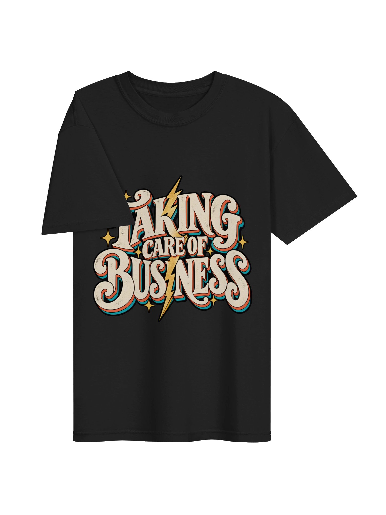 Taking Care of Business Retro Lightning Tee product image (32)
