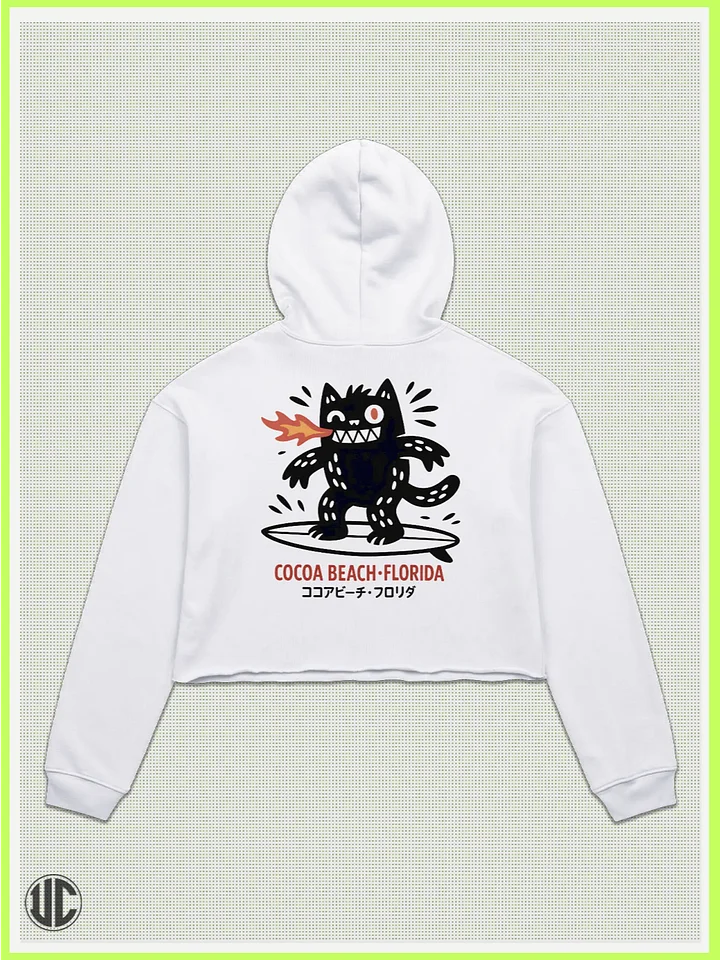 UnkoCon – Cocoa Beach FL Surfer Crop Hoodie product image (1)
