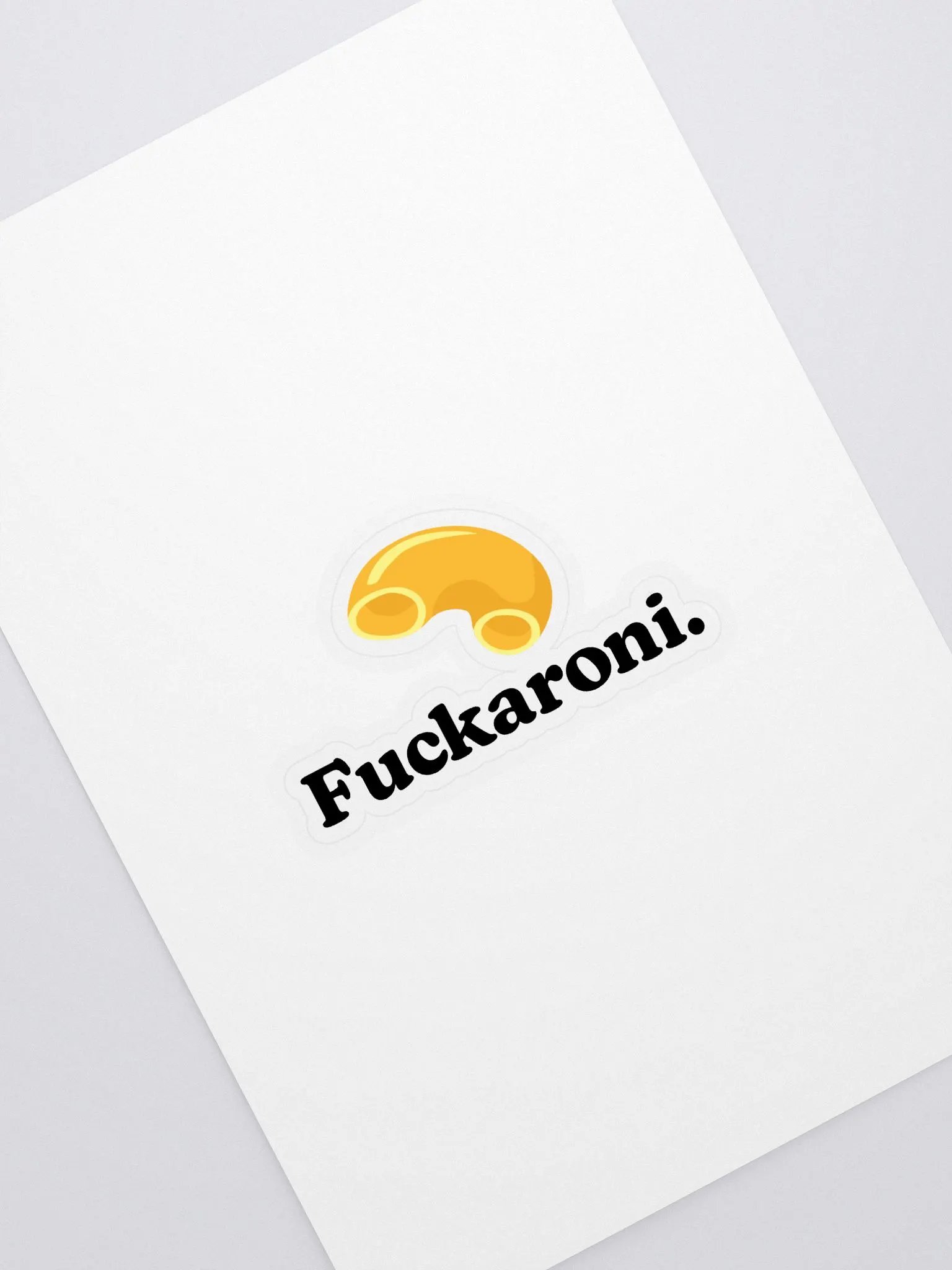 Fuckaroni sticker product image (1)