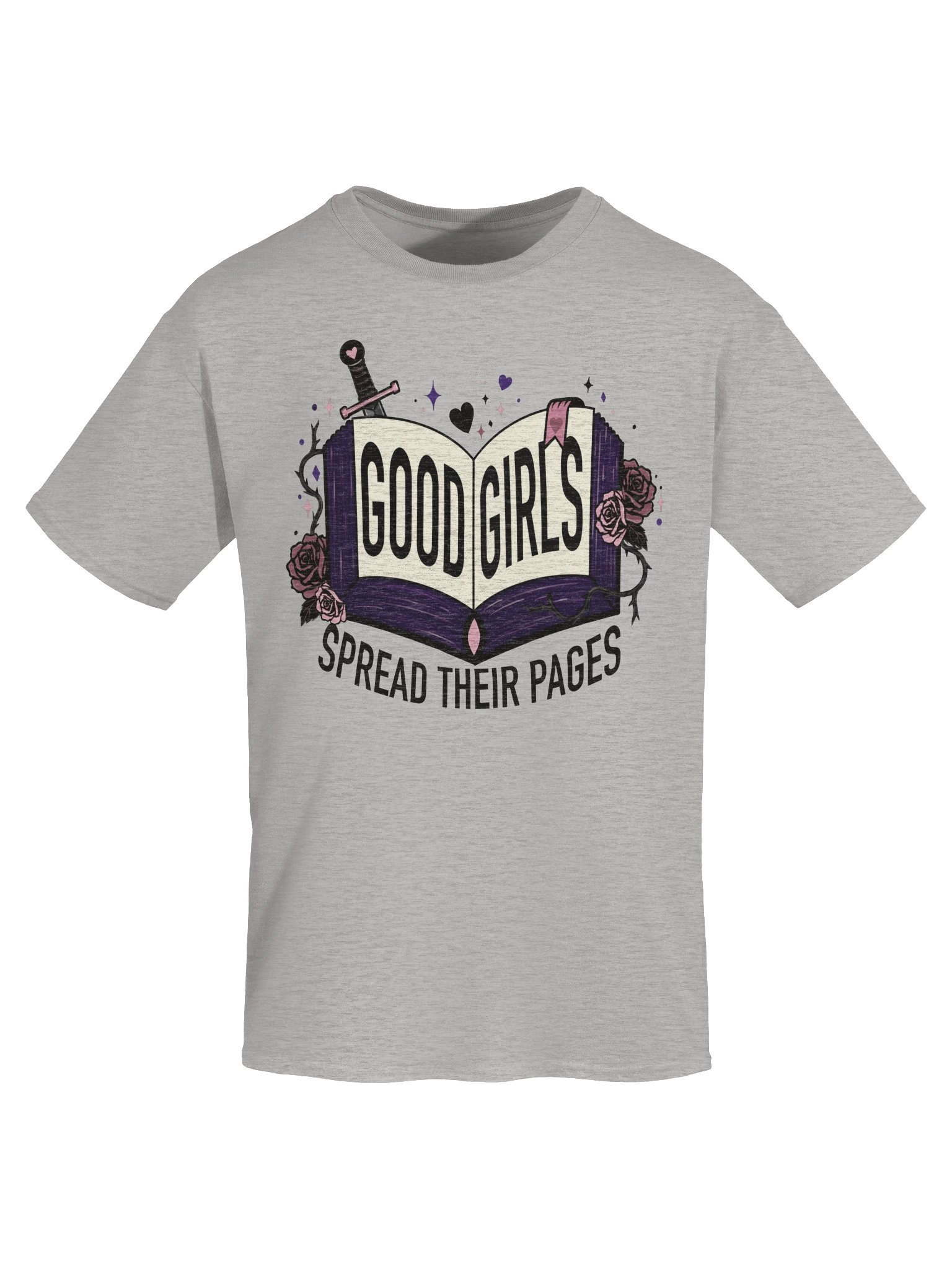 Good Girls Spread Their Pages (Unisex Heavy Tee) product image (45)