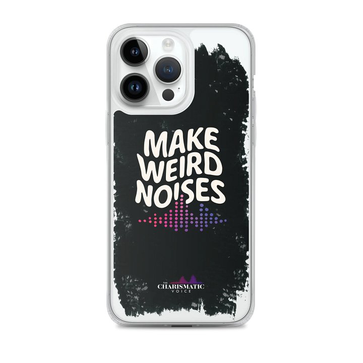 Make Weird Noises iPhone Case product image (1)