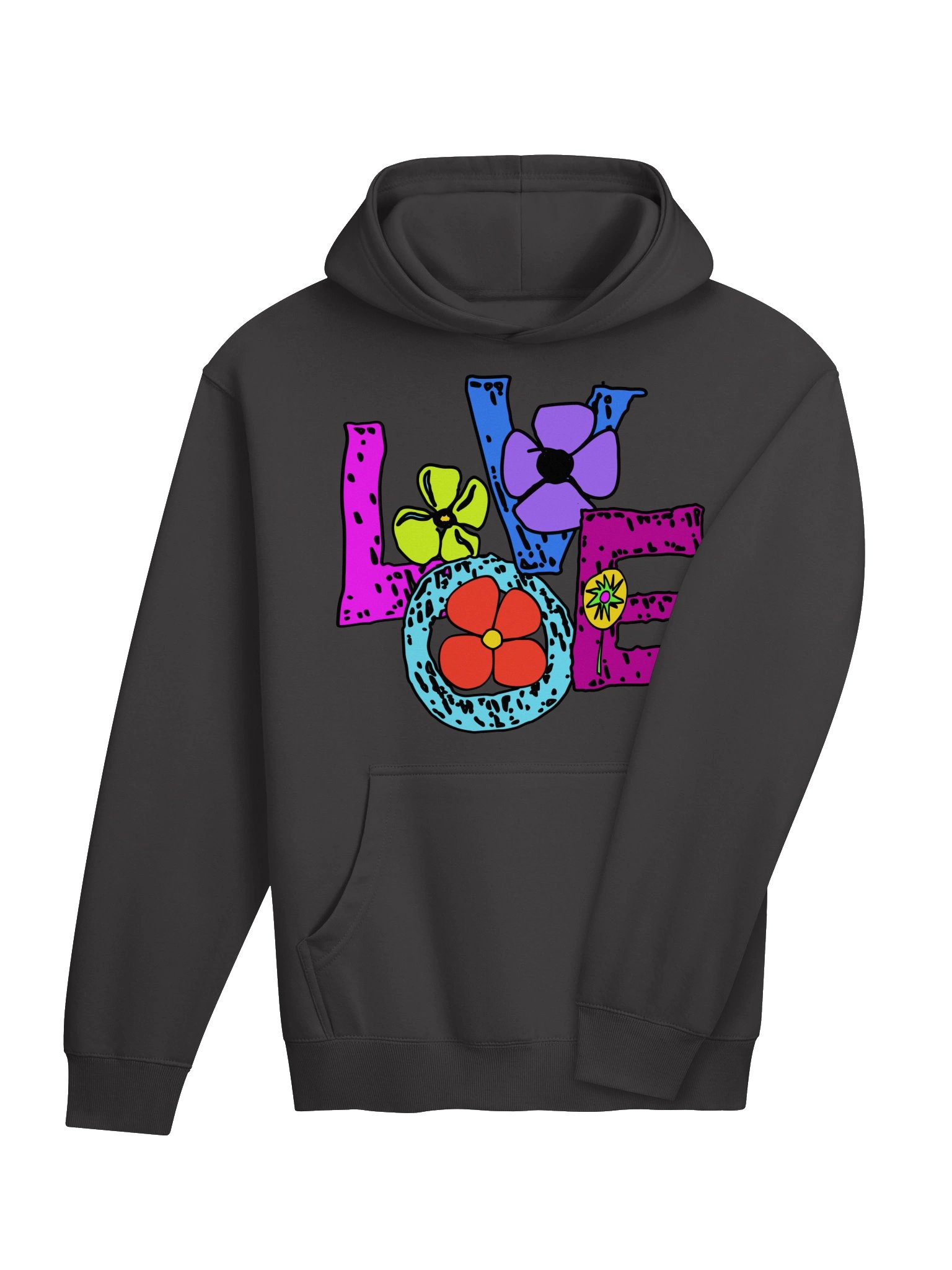 LOVE | Graphic Cotton Heritage M2635 Box Hoodie product image (3)