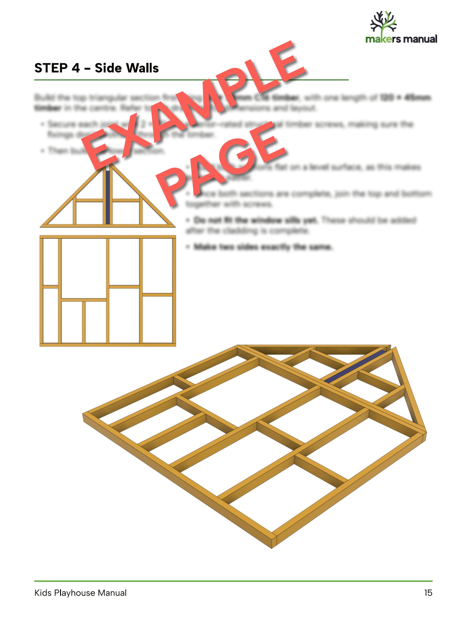 Kids Playhouse | Digital Plans product image (9)