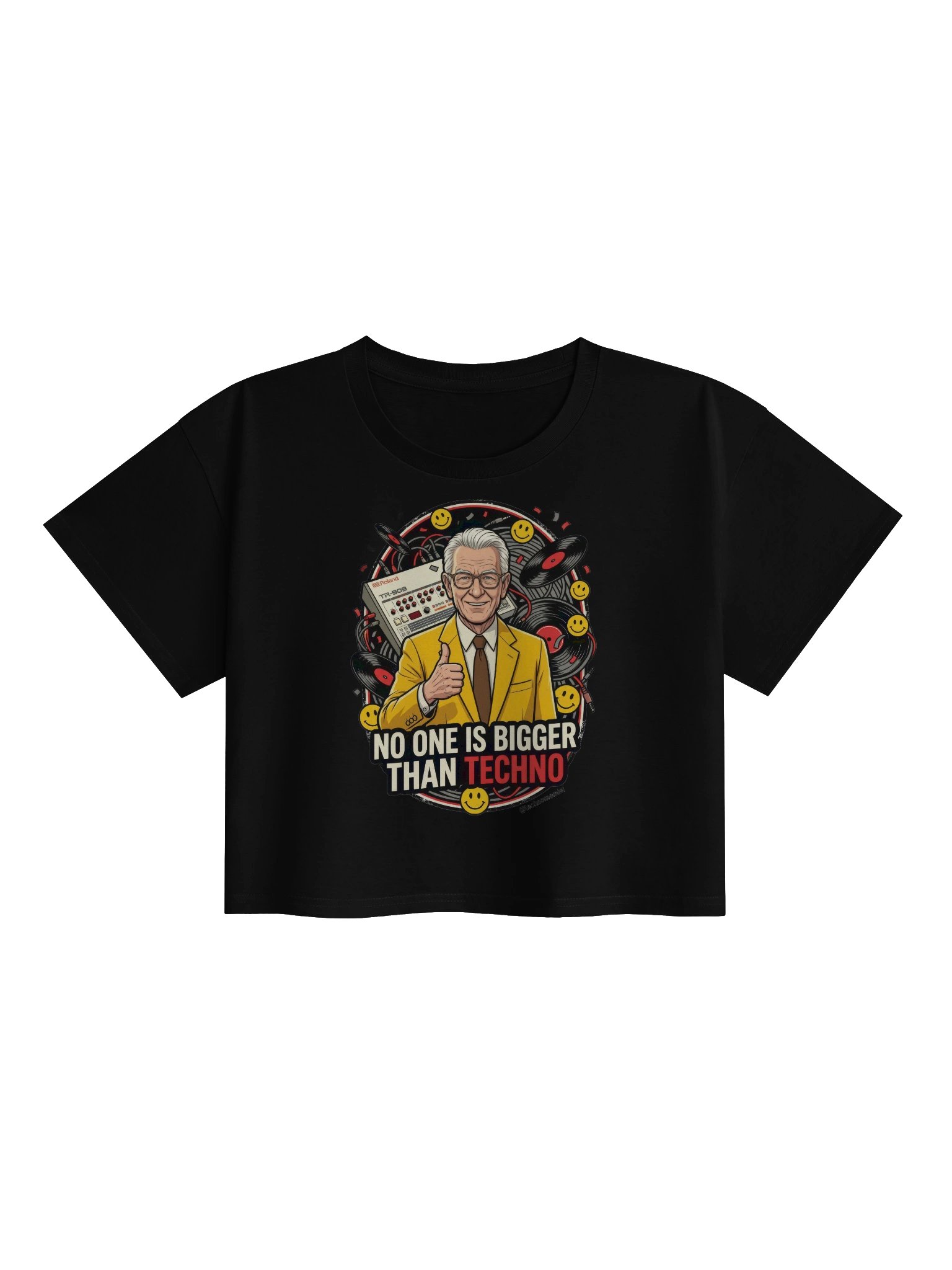 No One Is Bigger Than Techno Women's Premium Crop Top product image (5)