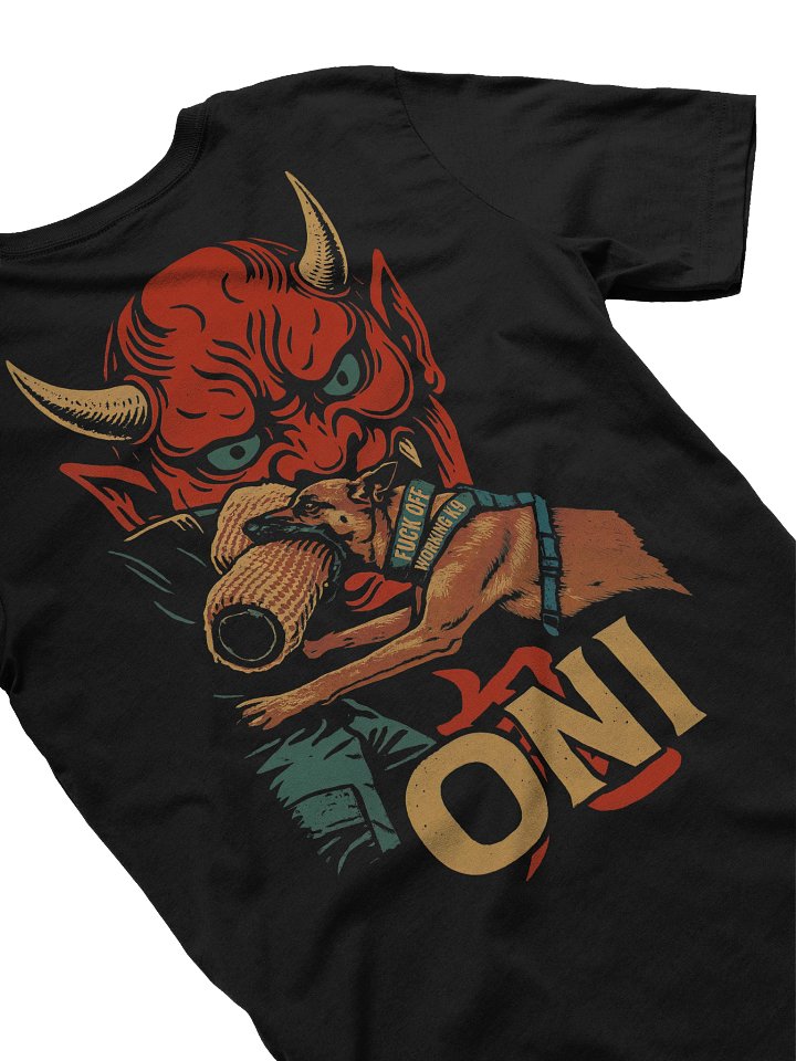 ONI - Back Print - PREMIUM ADULT UNISEX T-SHIRT product image (2)