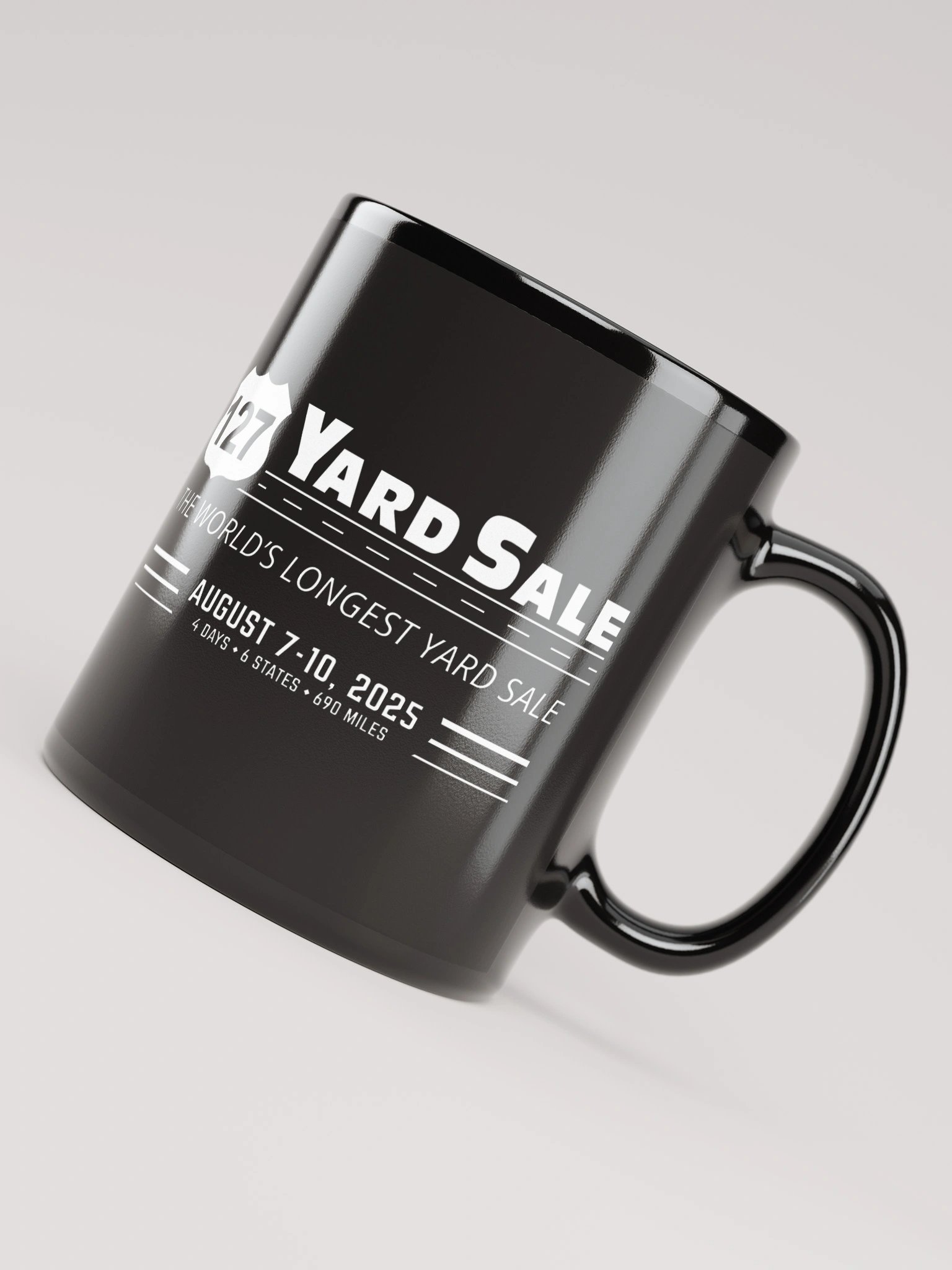 127 Yard Sale (2025) Vintage - Black Glossy Mug product image (4)