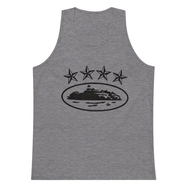 Corteiz 4Starz Alcatraz Womens Tank Top Grey product image (1)