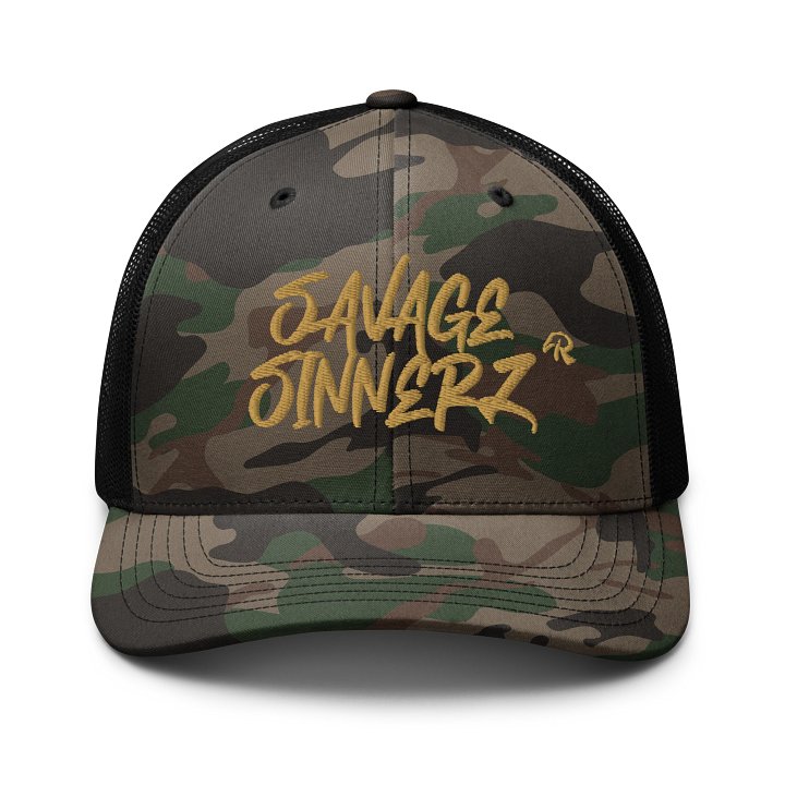 SavageSinnerz Camo Hat product image (1)