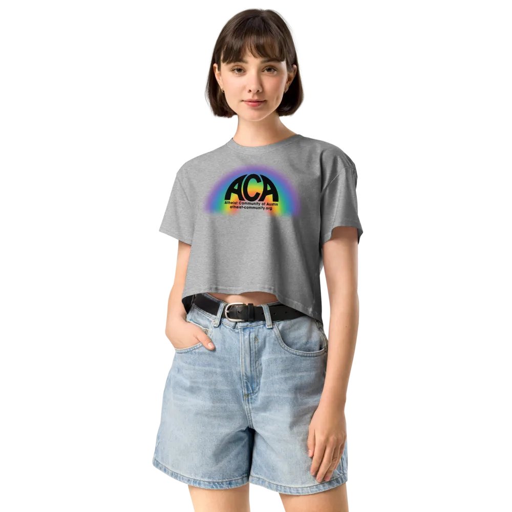 The Atheist Community of Austin Rainbow Crop Top product image (57)