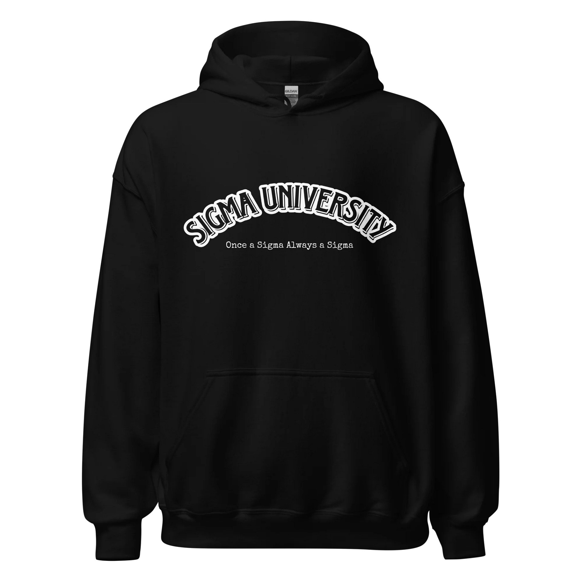 Sigma University Hoodie (White Text) product image (1)