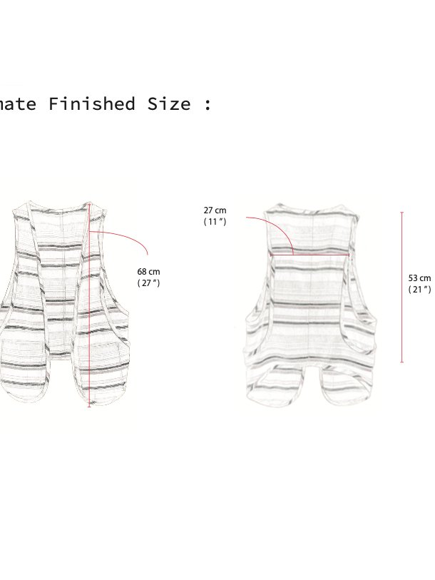 Deep Pocket Vest PDF Pattern and Instructions product image (2)