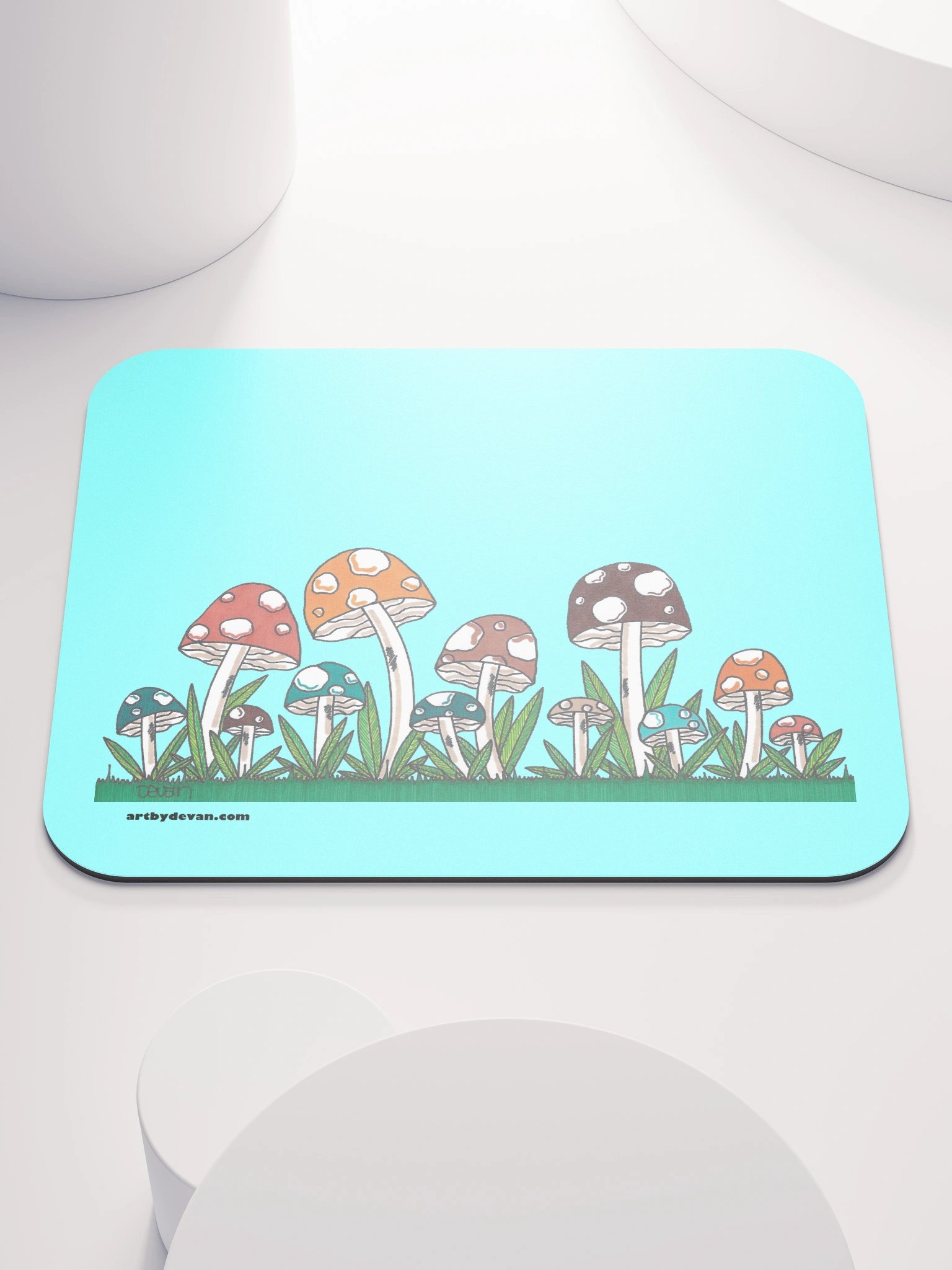 Funky Mushrooms Mousepad product image (1)