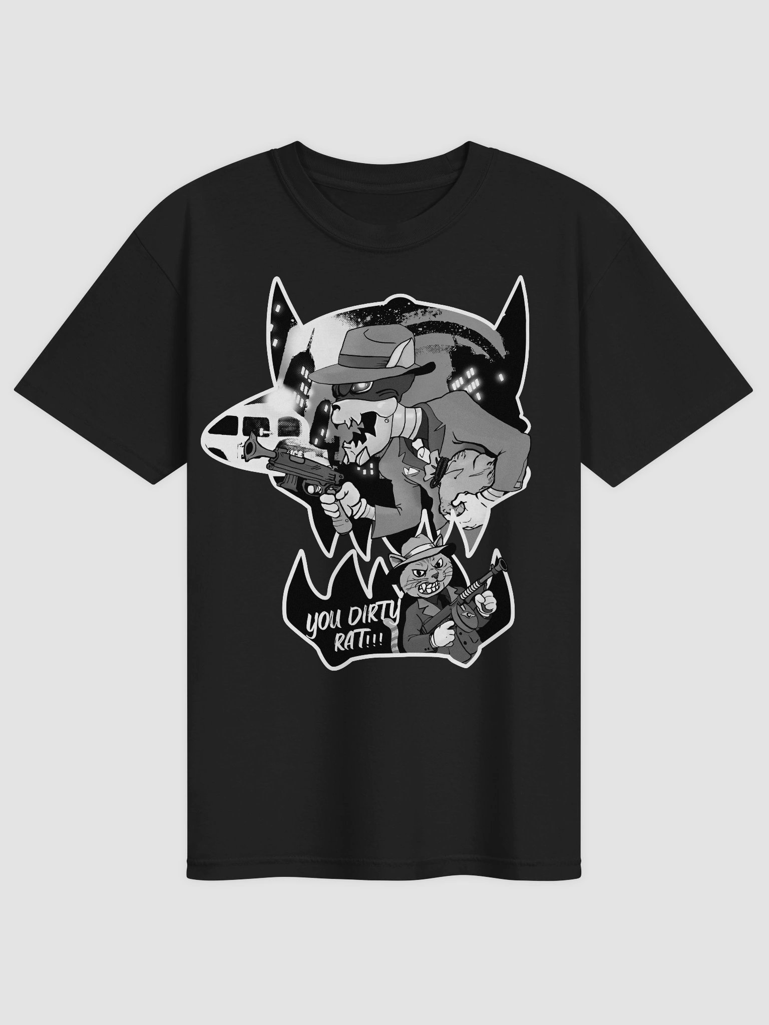 Mobster Kats Heavyweight T-Shirt product image (1)