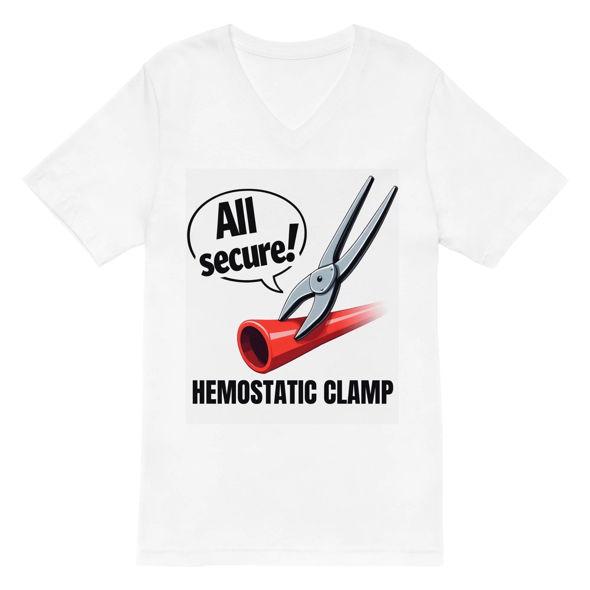 Secure Comfort Hemostatic Clamp T-Shirt product image (2)