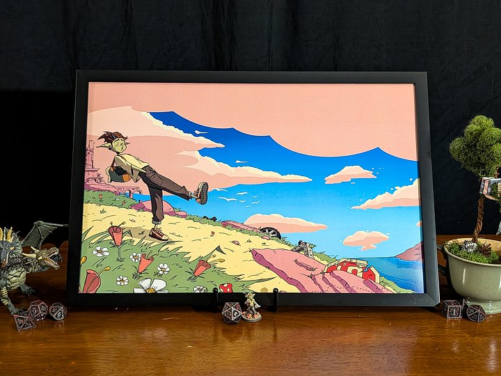 "Whistling in the Wind" | Blood of Giants Art Print product image (1)
