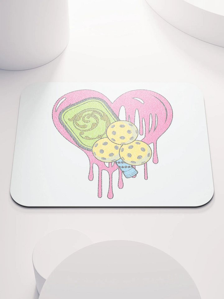 Heart Pickleball Ornate Oasis Mouse Pad product image (1)