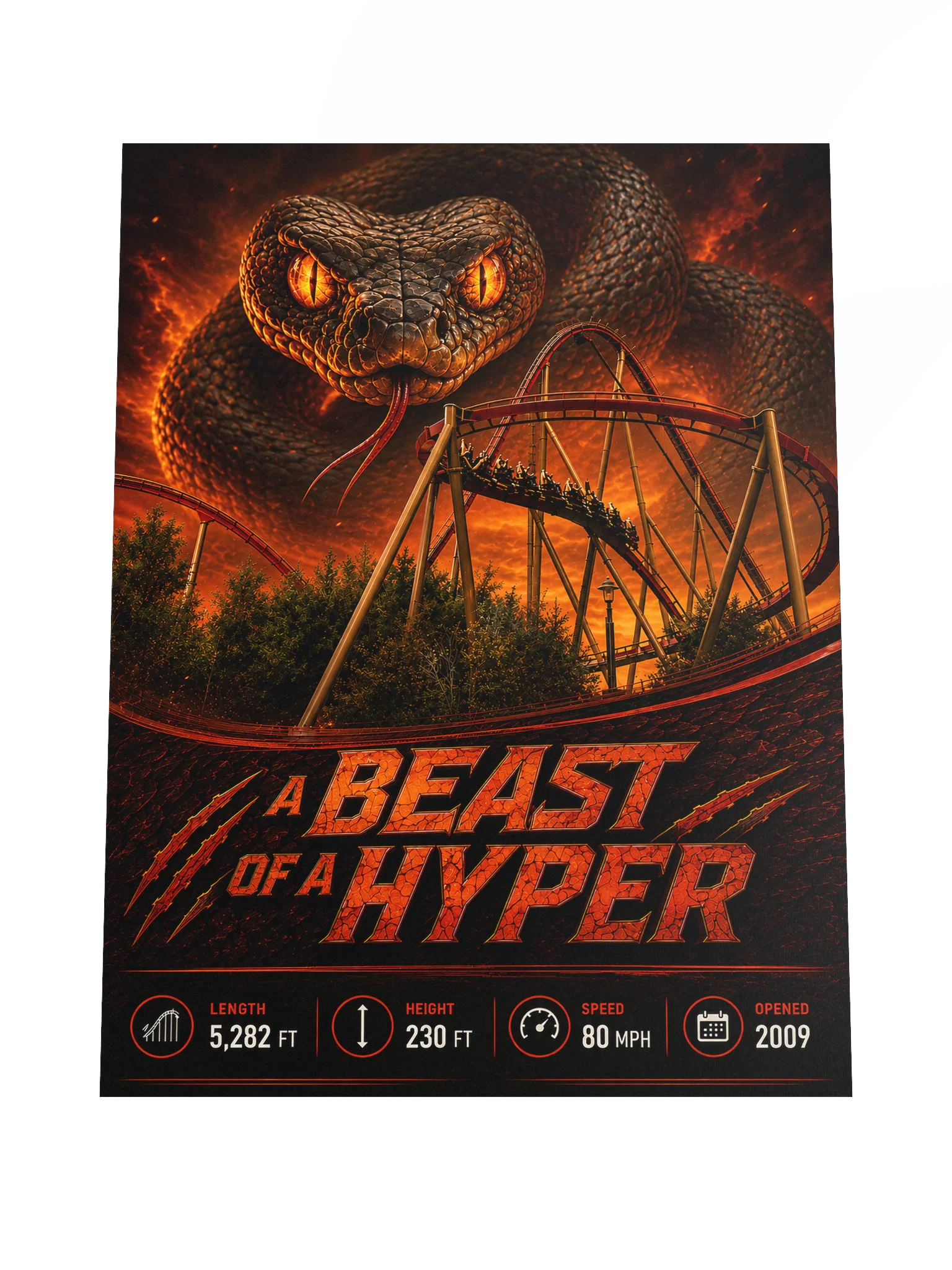 D-Back KI Poster - A BEAST of a Hyper! | 18x24" product image (4)