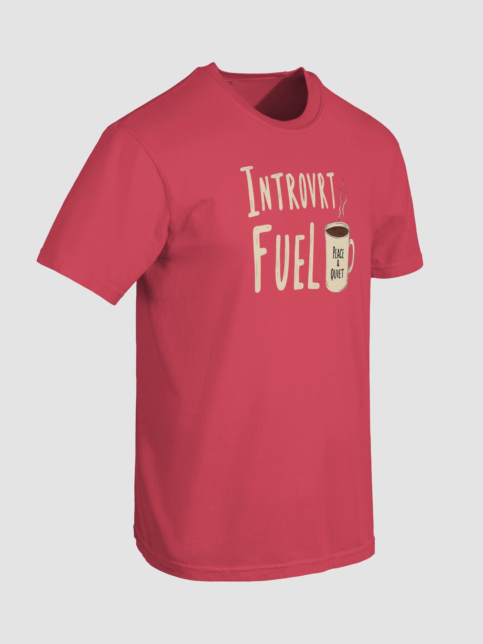 Introvert Fuel Coffee Cup T-Shirt product image (72)