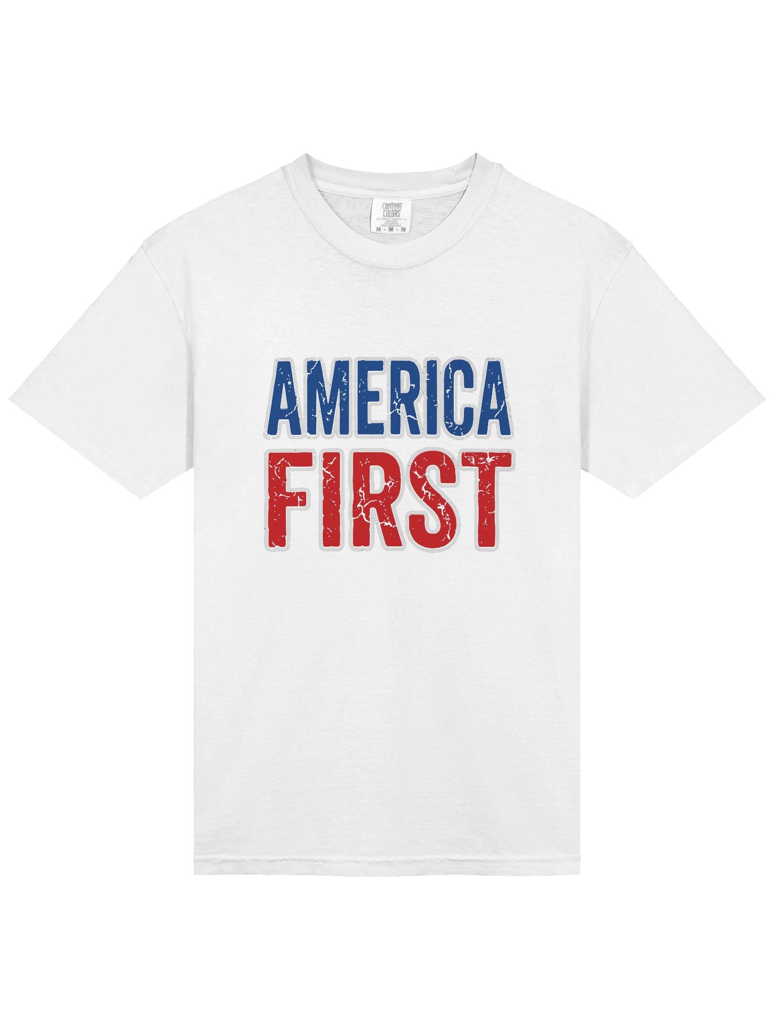 America First - Bold Patriotic T-Shirt | Red White & Blue product image (13)