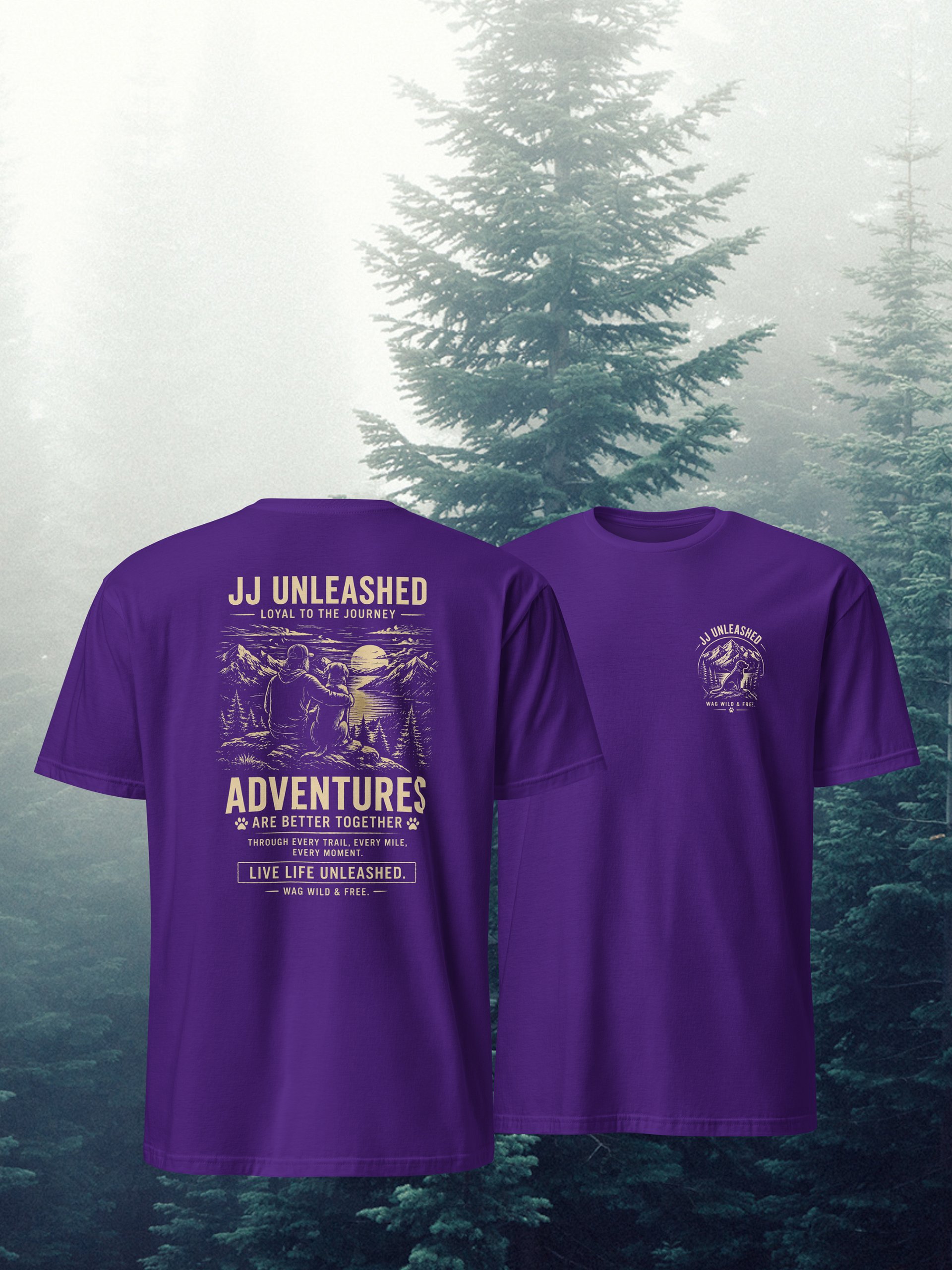 JJ Unleashed – Adventures Are Better Together Tee product image (1)
