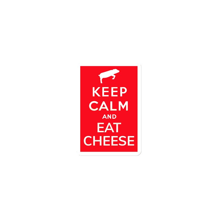 Keep Calm and Eat Cheese (Die-Cut Magnet) product image (1)
