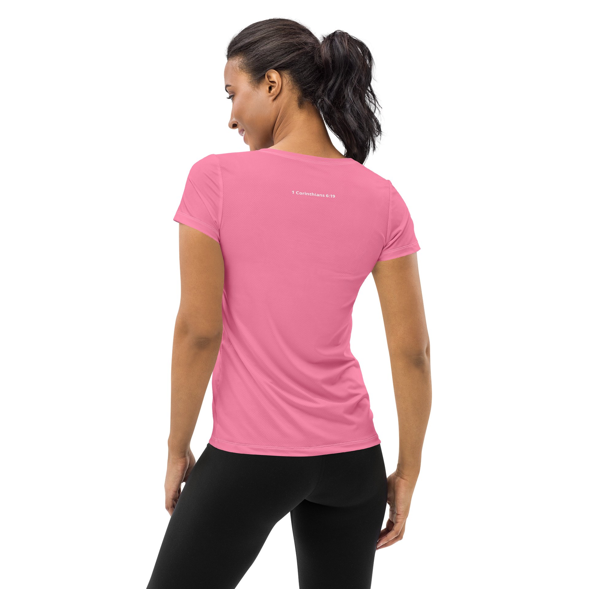 His House Womens Performance T-Shirt - Pink product image (2)