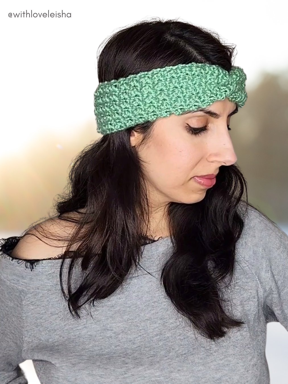 Easy Perfect Fit Cobblestone Winter Crochet Headband - Beginner Written Pattern & Ad Free Video product image (7)