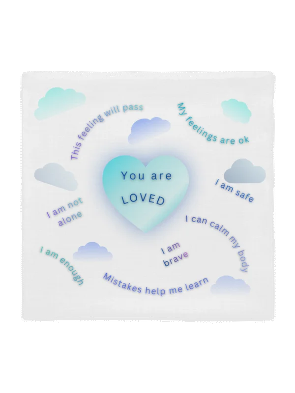 Pillow Case - Calm Down - Blissful Blue product image (2)