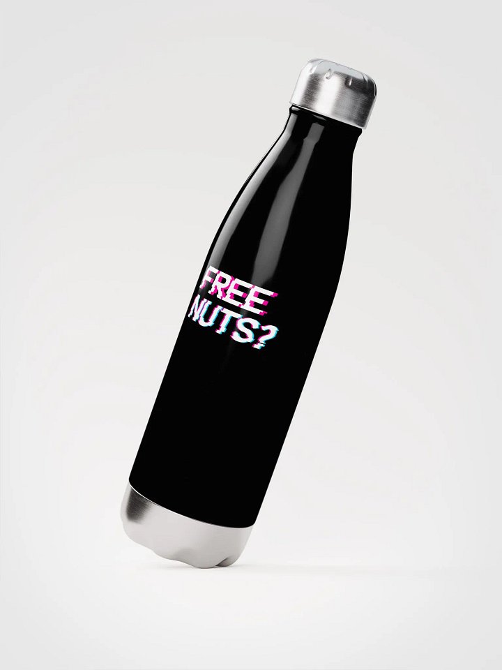 Free Nuts? Black Stainless Steel Water Bottle product image (2)