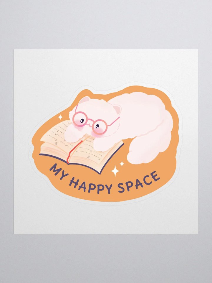 My Happy Space Reading Vinyl Stickers product image (1)