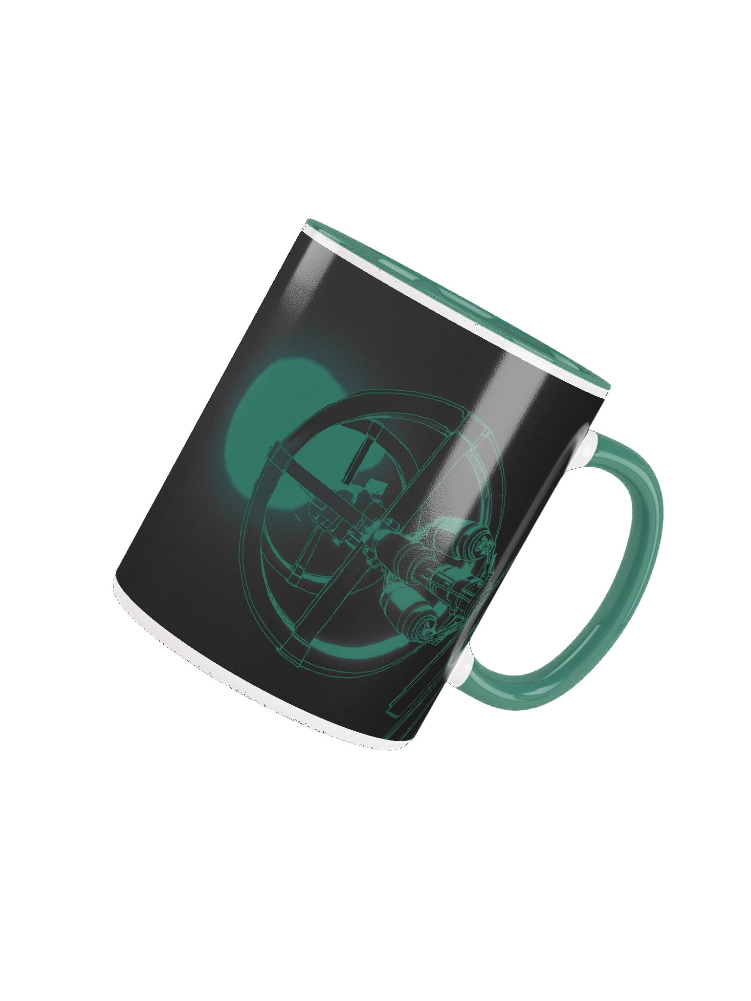 Space Station Mug - Dark Green product image (4)