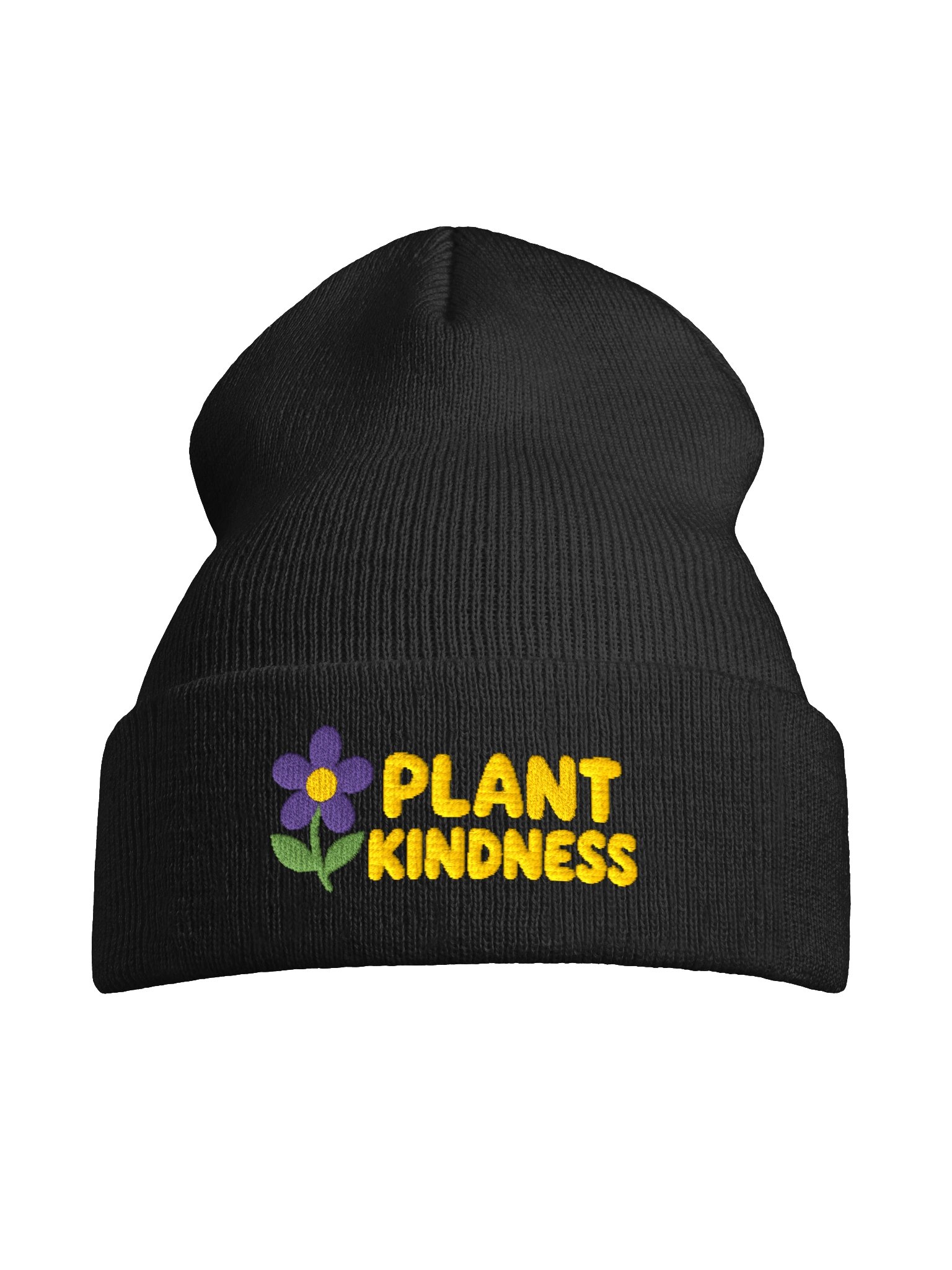 Plant Kindness Embroidered Beanie | Grandma Vera’s Wisdom Garden product image (7)