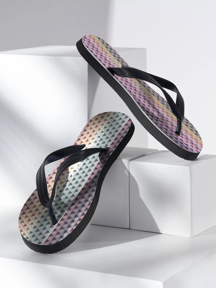Diamond Bliss Sublimation Flip-Flops product image (2)