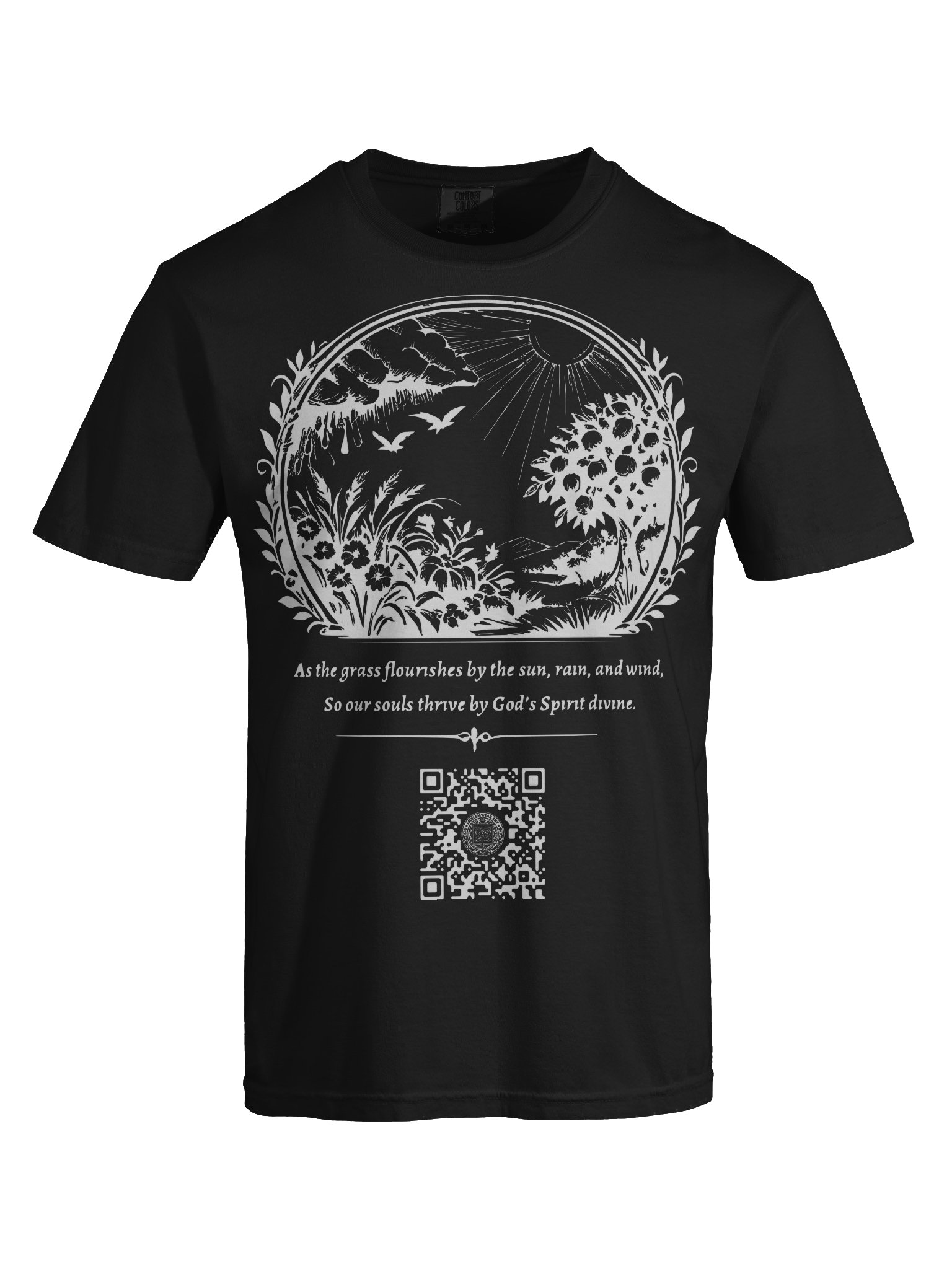 Growing and Flourishing (White on Black/Color) product image (7)