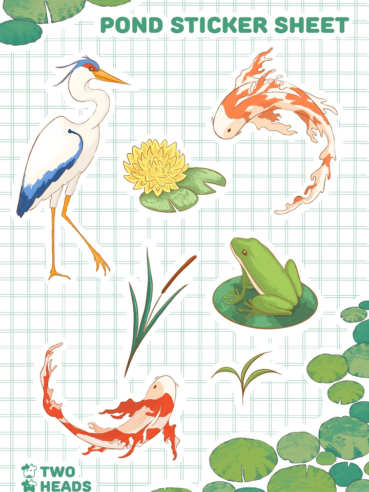 Pond Sticker Sheet product image (1)